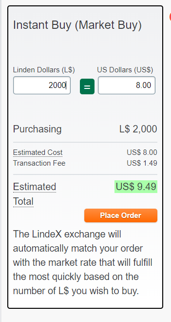 Can't buy Lindens - Linden Dollars (L$) - Second Life Community