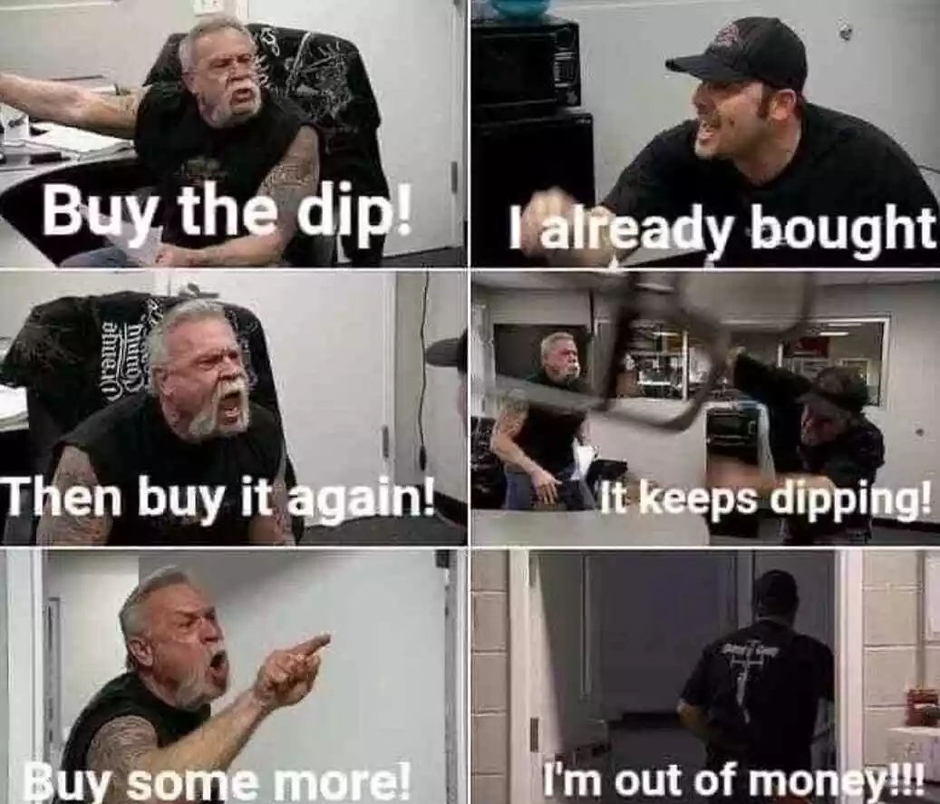 waiting to buy the dip on altcoins but the prices keep on climbing | @nksfpb69g5 | Memes