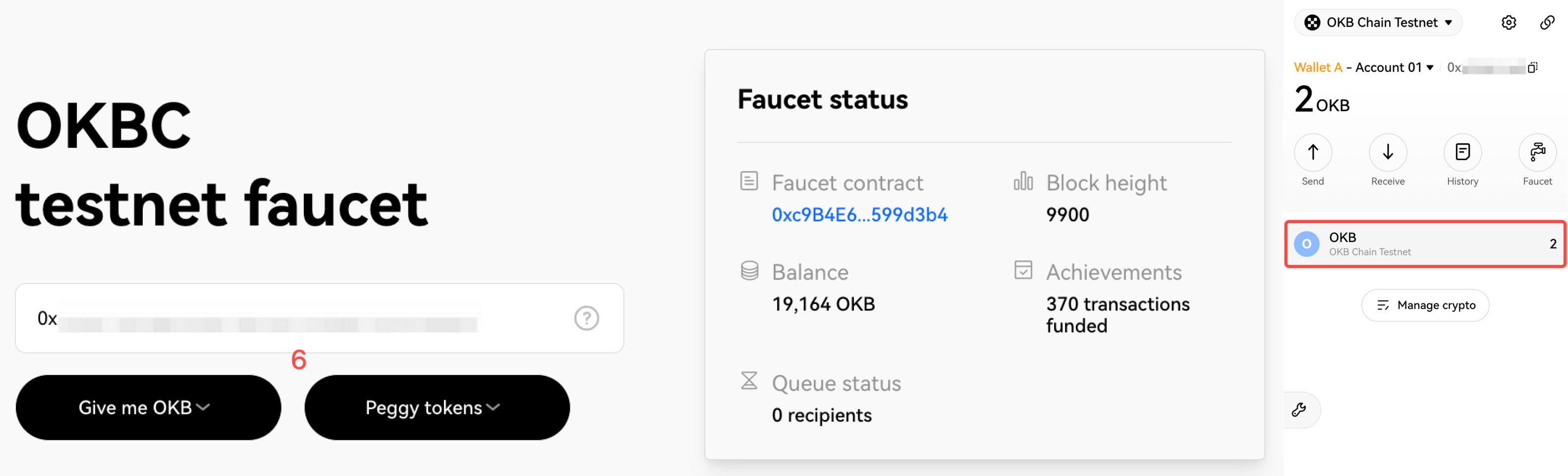 Test USDT Faucet