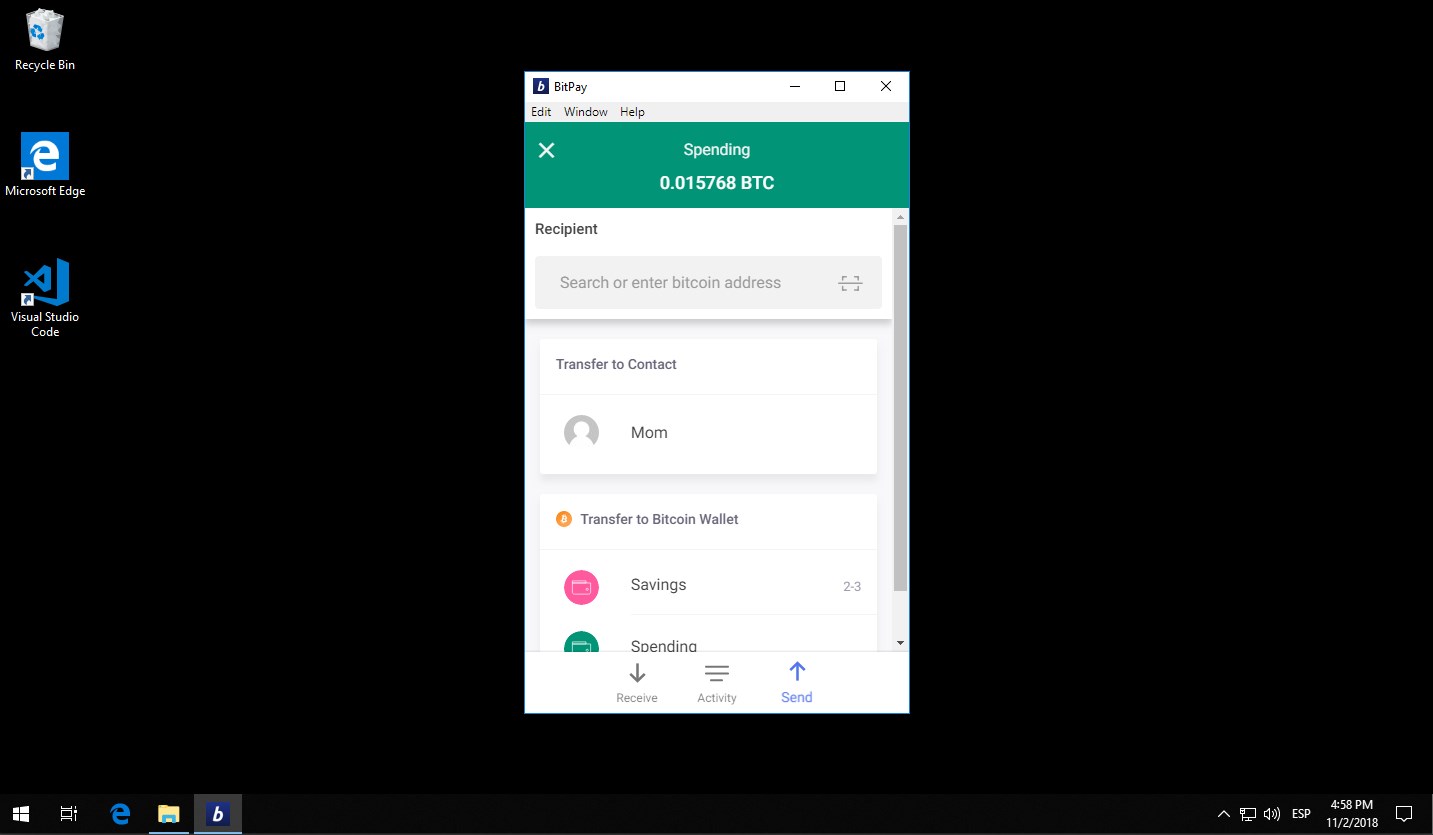 BitPay for Windows - Official app in the Microsoft Store