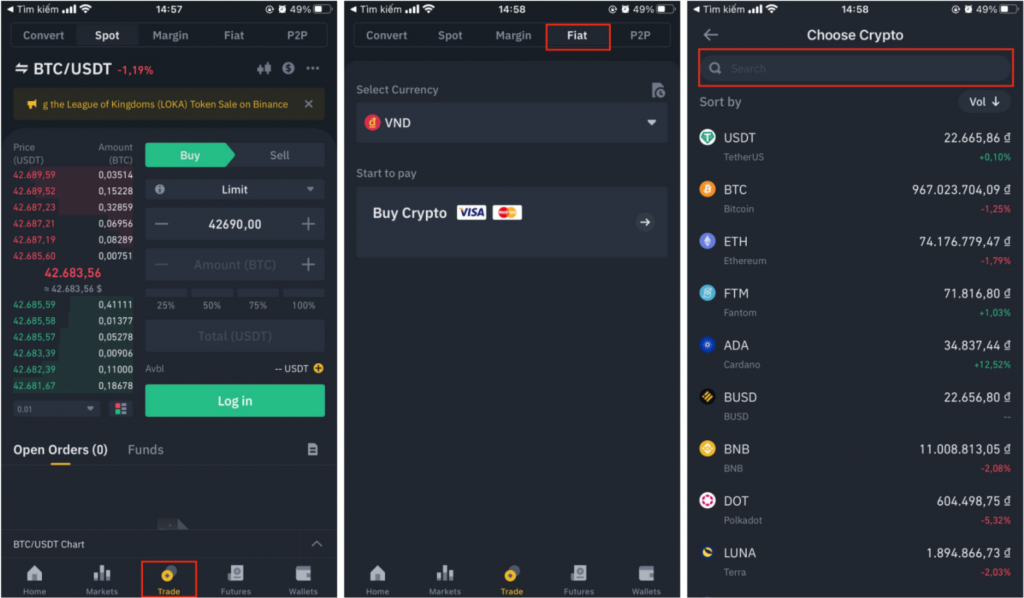 How to Buy Crypto on Binance P2P via Web and Mobile App