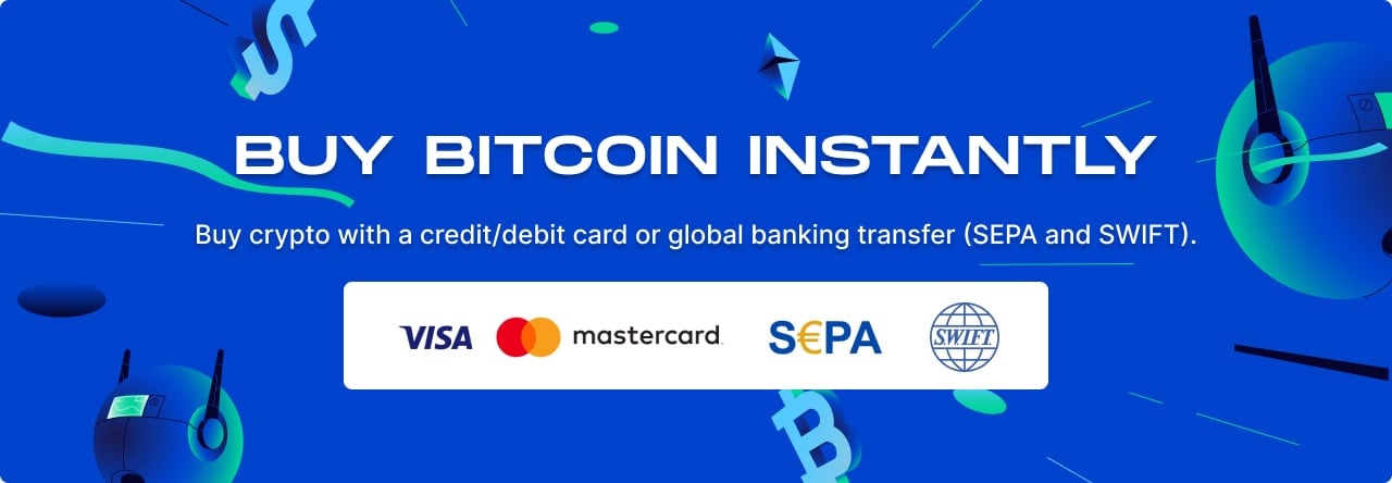 Buy Bitcoin with credit card instantly