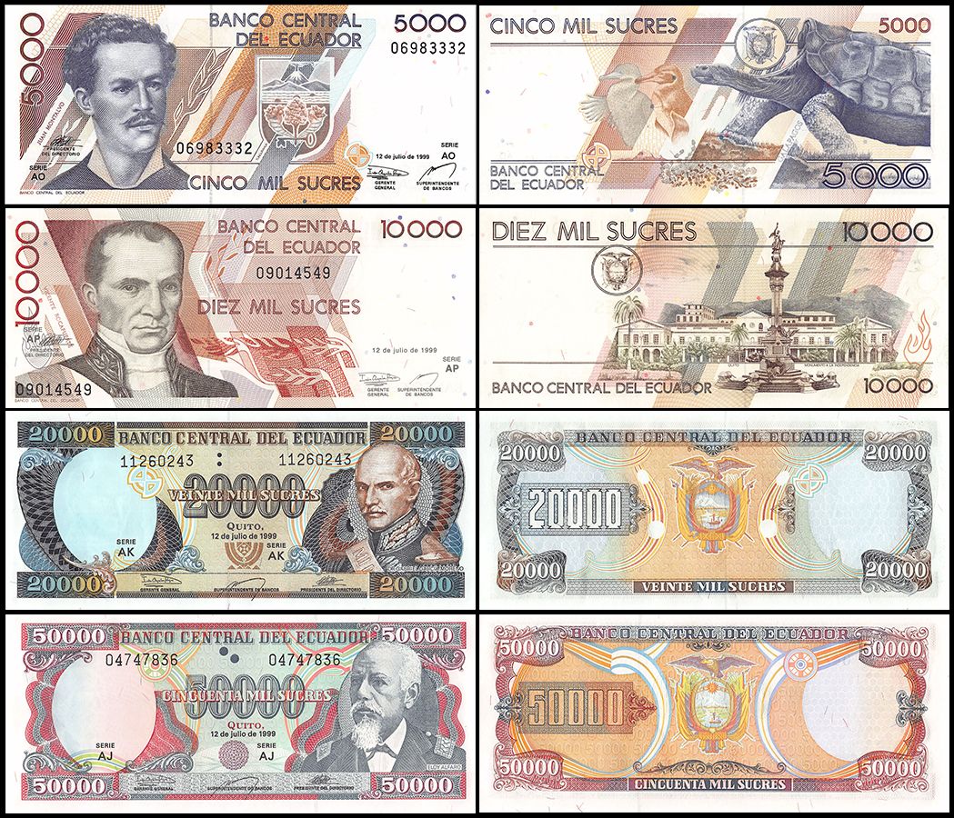 Currency ECS Ecuador (->USD) [Ecuadorian sucre]