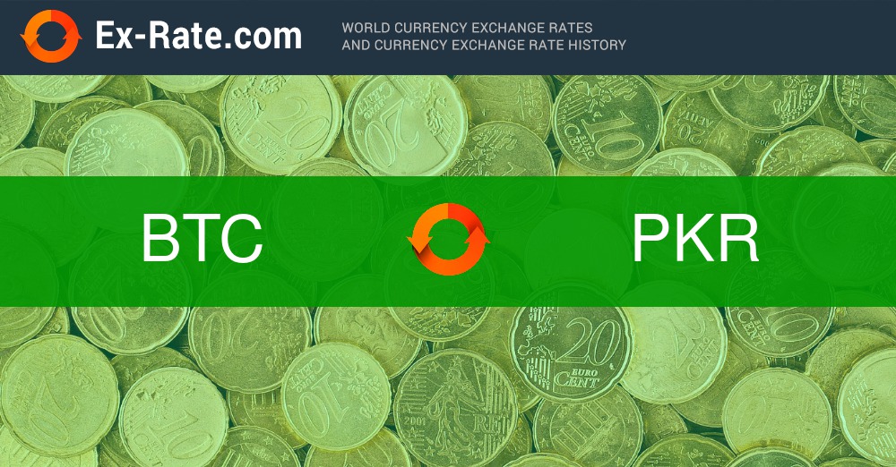 PKRBTC Pakistani Rupee Bitcoin - Currency Exchange Rate Live Price Chart