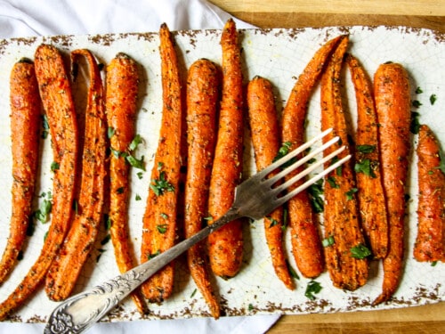 Air Fryer Carrot Chips - The Flexible Fridge