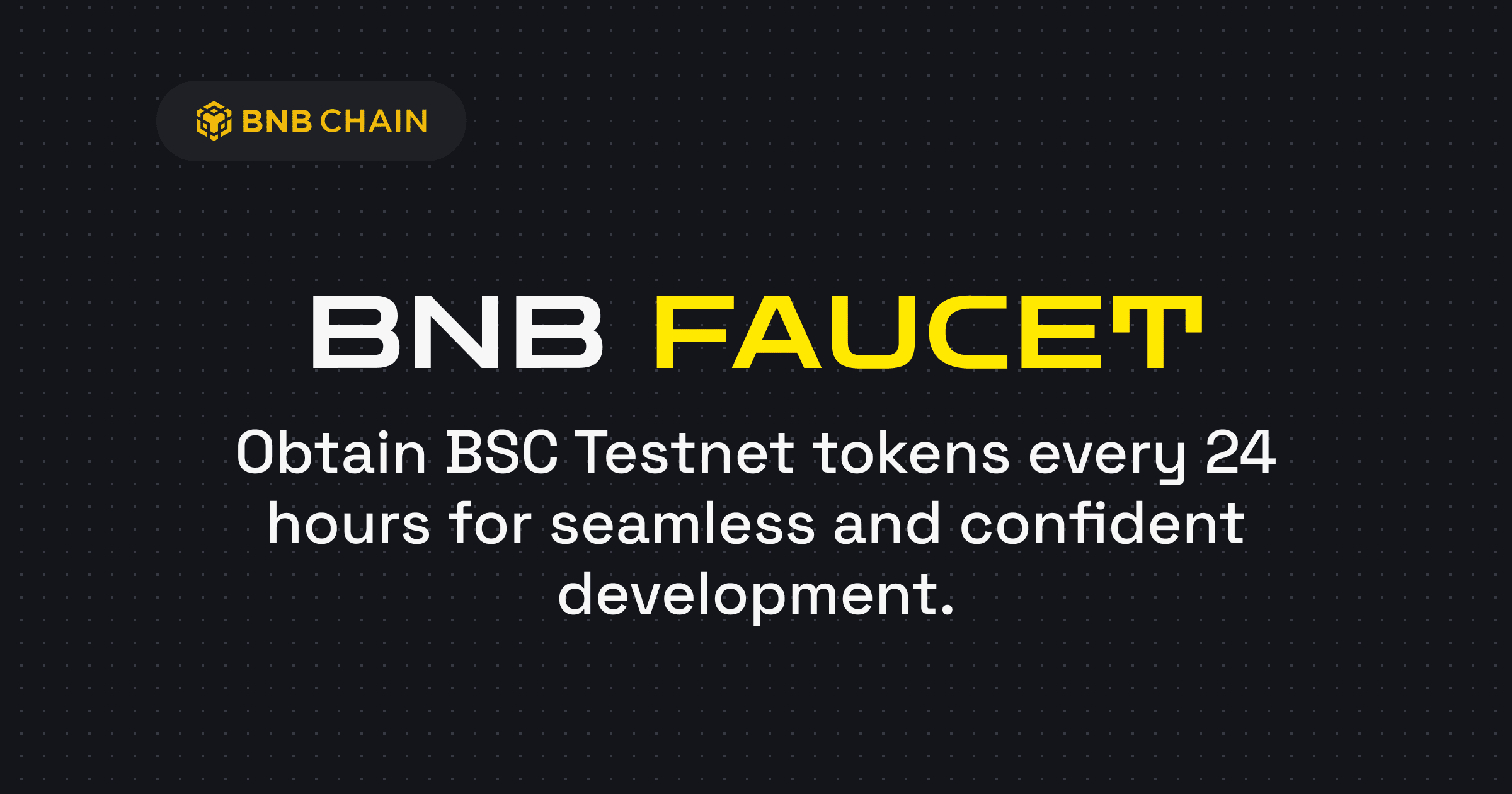 BNBT Faucet - BNB Smart Chain Testnet | Bitbond