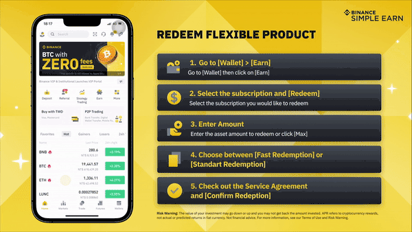 Binance Adds New Assets to Simple Earn Flexible Products