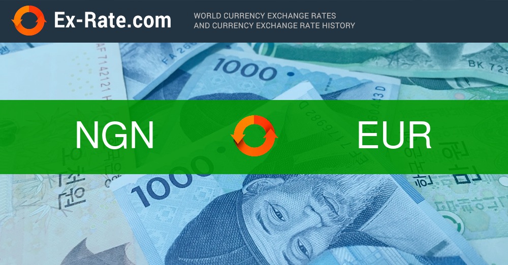 Euro (EUR) to Nigerian Naira (NGN) exchange rate history