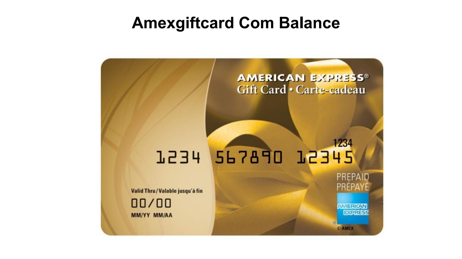 How To Check American Express Gift Card Balance - Nosh