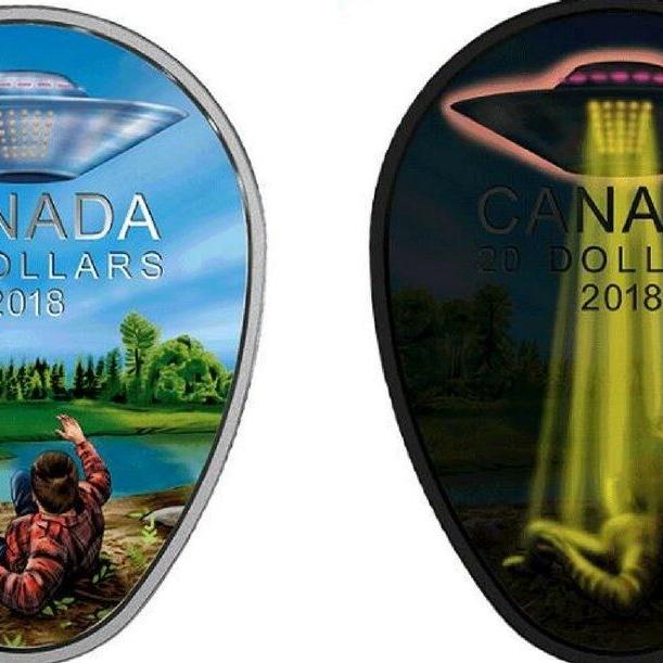 Glow-in-the-dark coin features Canada’s most famous UFO sighting | story | Kids News