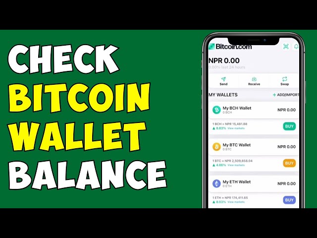 Check Bitcoin Wallet Balance - Material Bitcoin