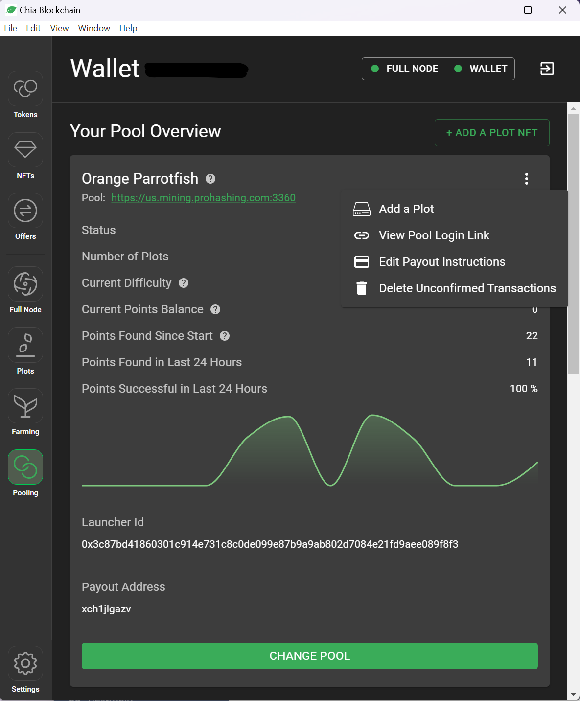 Chia (XCH) statistics - Price, Blocks Count, Difficulty, Hashrate, Value