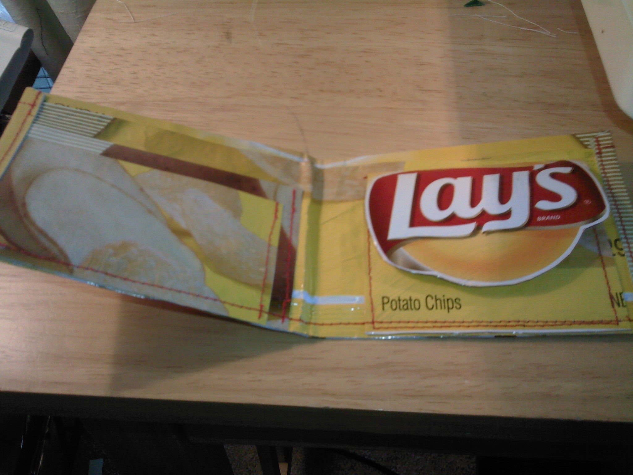 wallet made from potato chip bags by isaha on DeviantArt