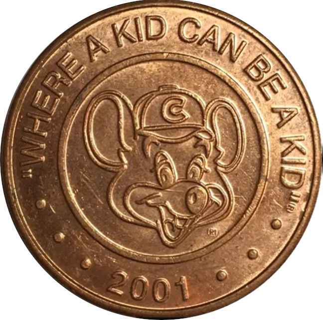 Token - Chuck E Cheese (with letter 