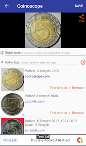 Coinoscope: Coin identifier Free Download