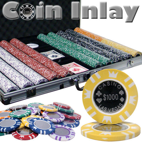 Coin Inlay Series 15 Gram Poker Chip - $5