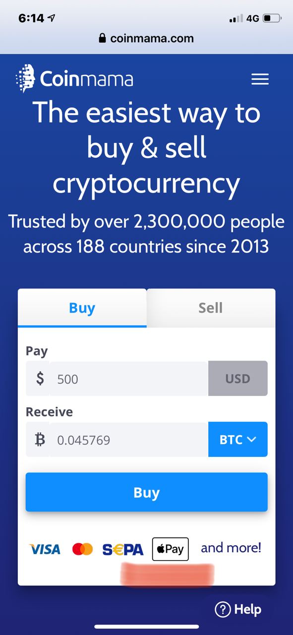 Buy Bitcoin with Apple Pay | Coinmama Blog