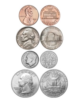 5, Quarter Dime Nickel Penny Images, Stock Photos, 3D objects, & Vectors | Shutterstock