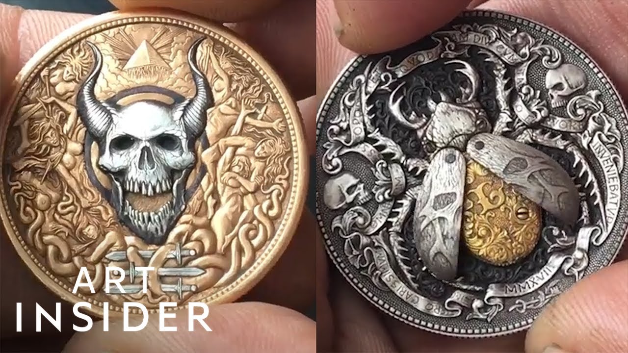 These Coins Have Secret Levers That Make Them Come Alive