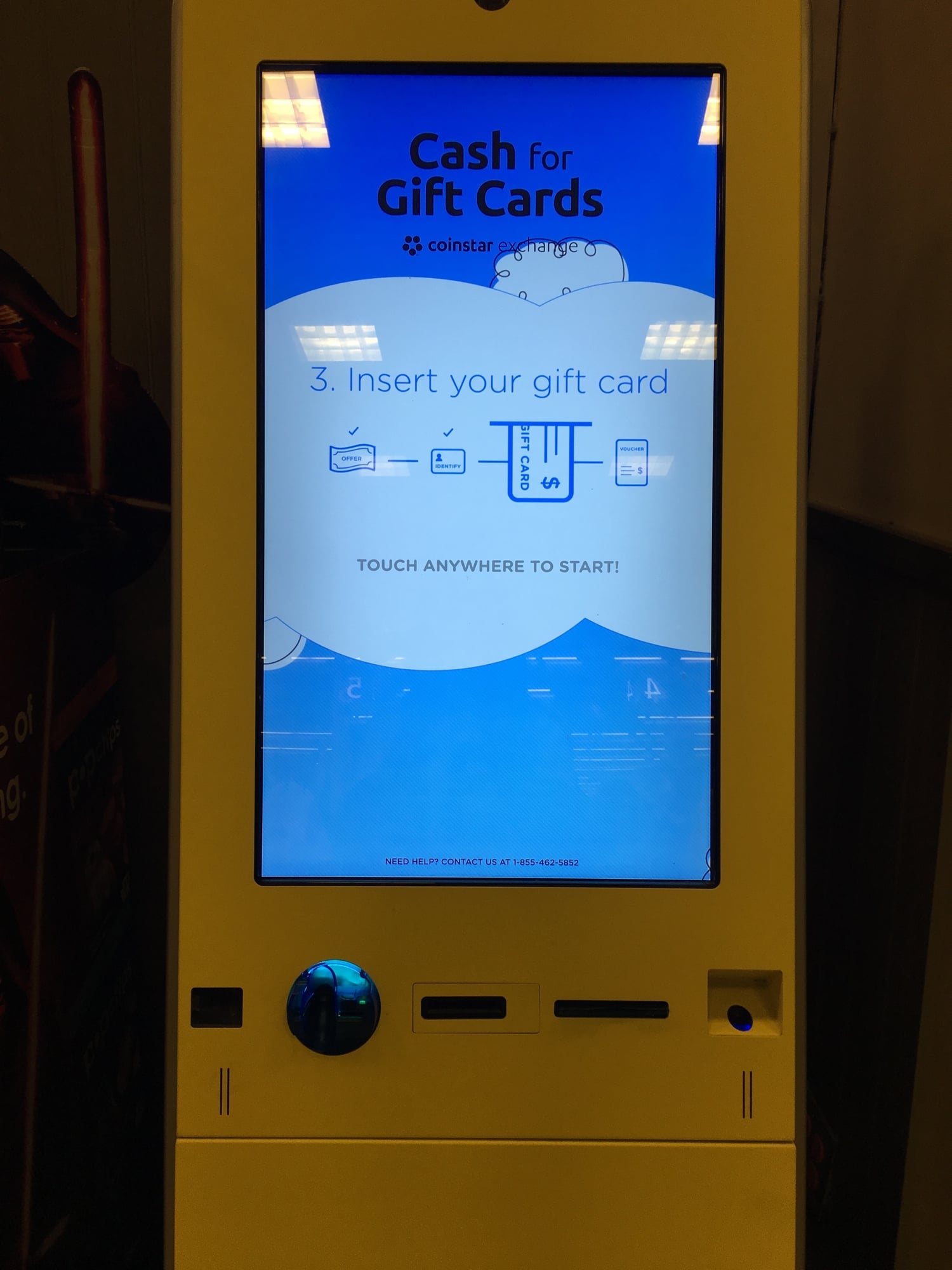 Choose an eGift Card to get free coin counting at Coinstar