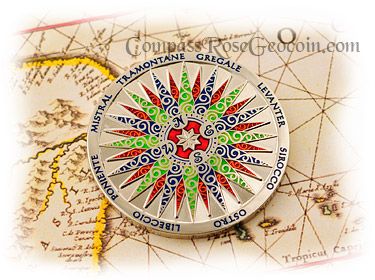 Compass Rose Geocoin – Geocoin-Wiki