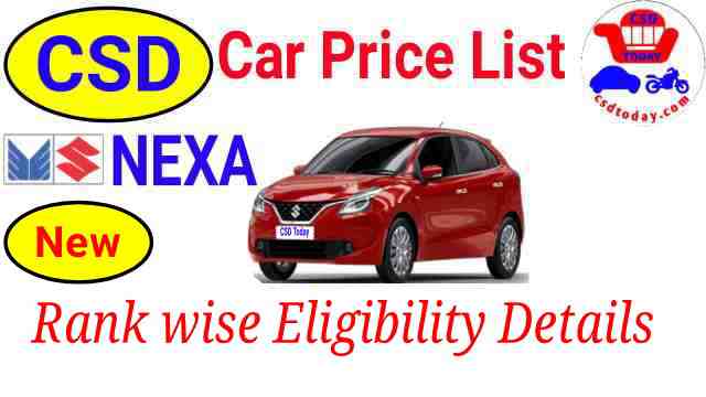 CSD (Canteen Stores Department) Cars & Bikes Price List In - Govtempdiary