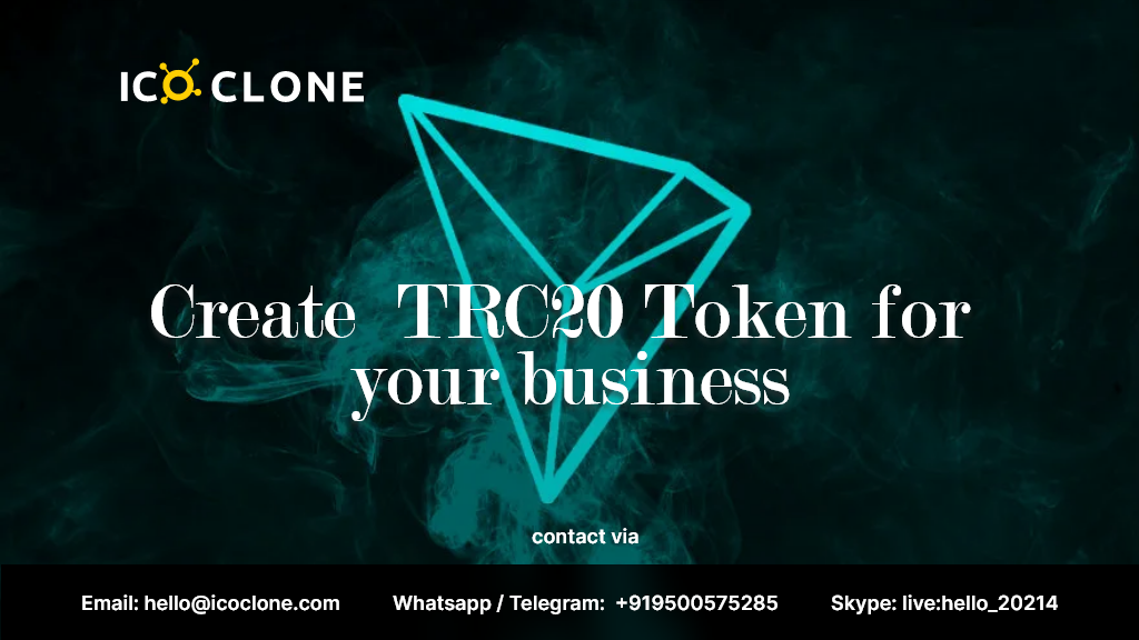 TRC20 token development | TRON token development | Create your TRON token