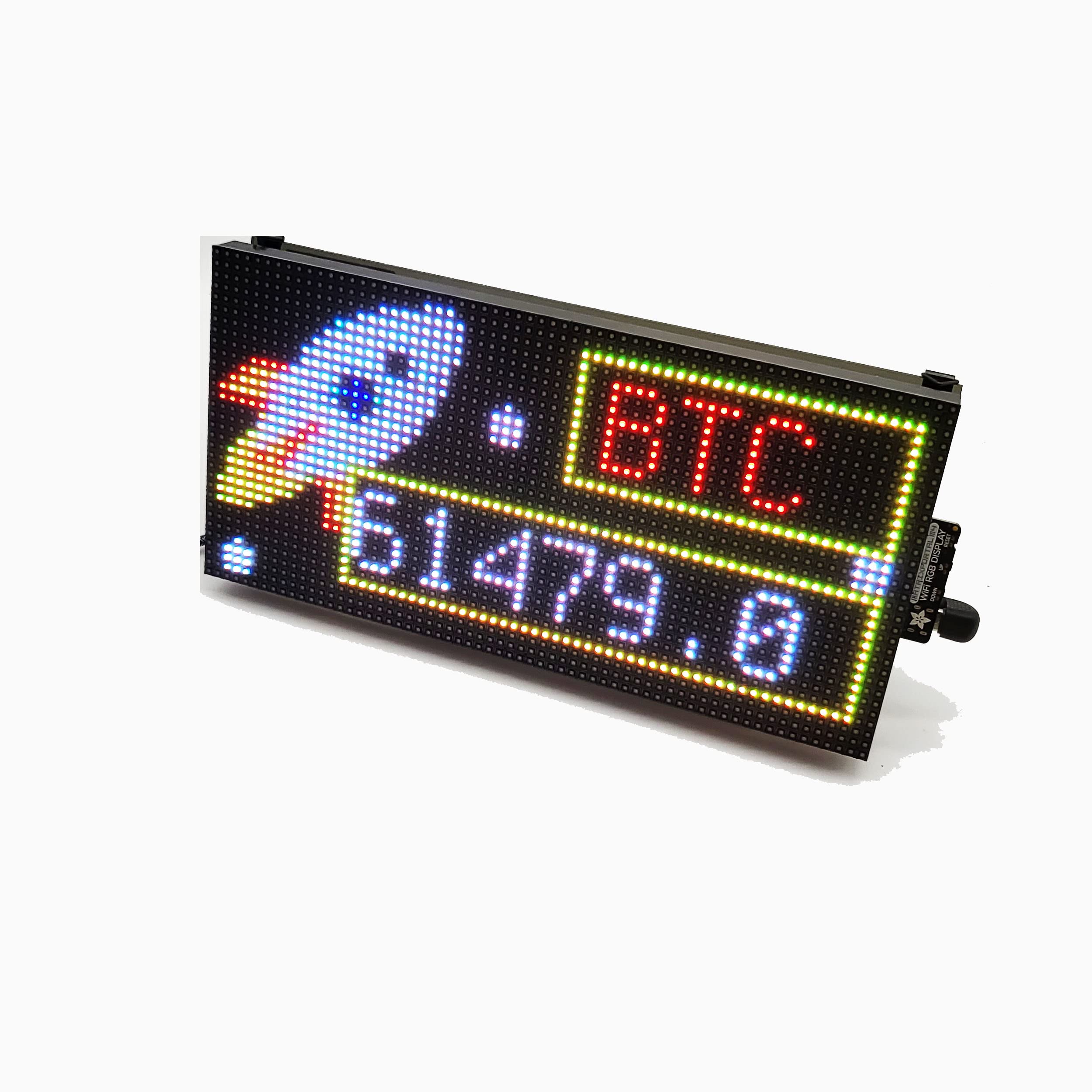 Desktop Cryptocurrency Ticker Display - Track Crypto Coin Price At a Glance!