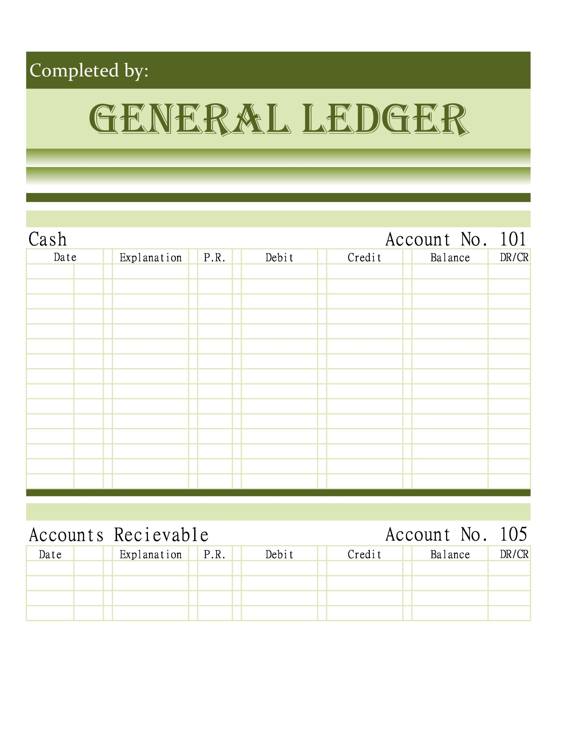 Excel Ledger Template: Definition. Genio's Financial Terms Glossary