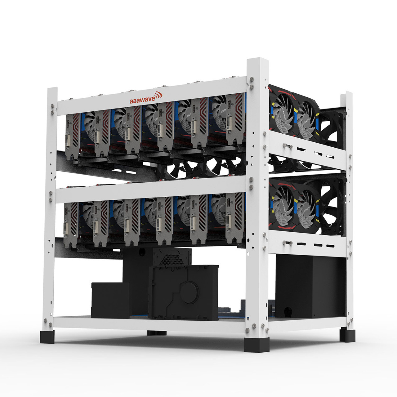 MinerDude X12 XTREME 12 GPU SMART MINING RIG - W - V - Minerdude