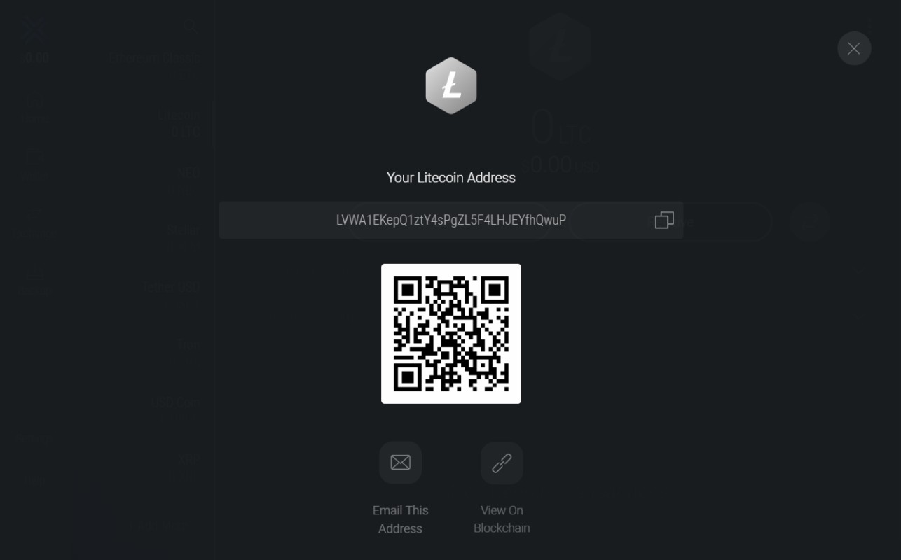 Litecoin QR Payment Generator