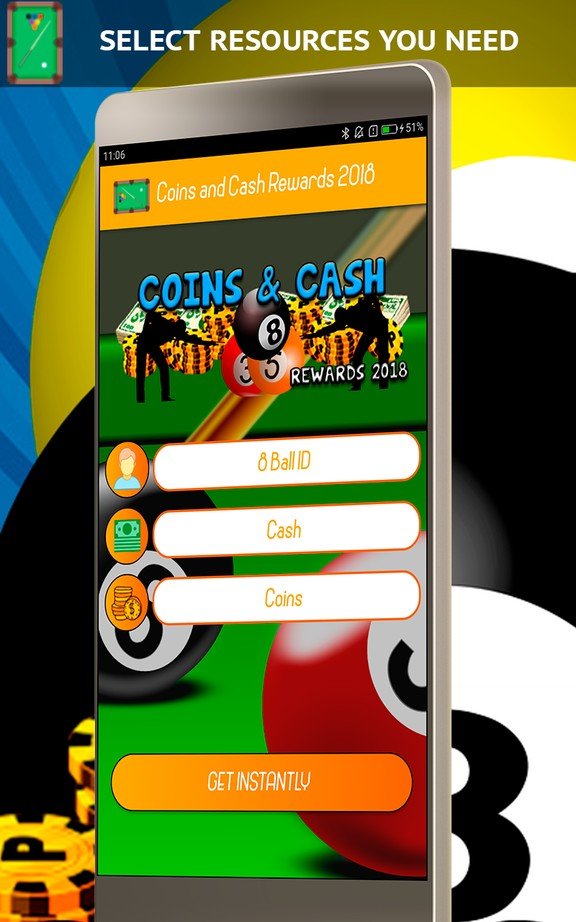 Free 8Ball Pool Coins+Rewards APK (Android App) - Free Download