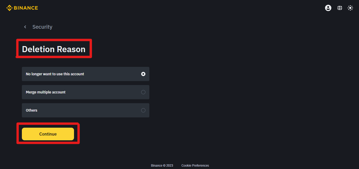 How to delete Binance account | Updated - Meta metaschool
