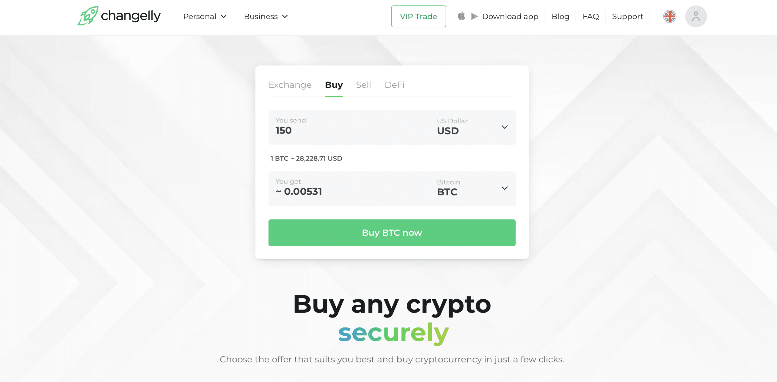 Secure No KYC Crypto Exchange: Privacy and Efficiency