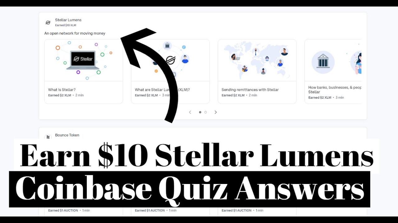 What Is Stellar Quiz Coinbase? | MoneroV