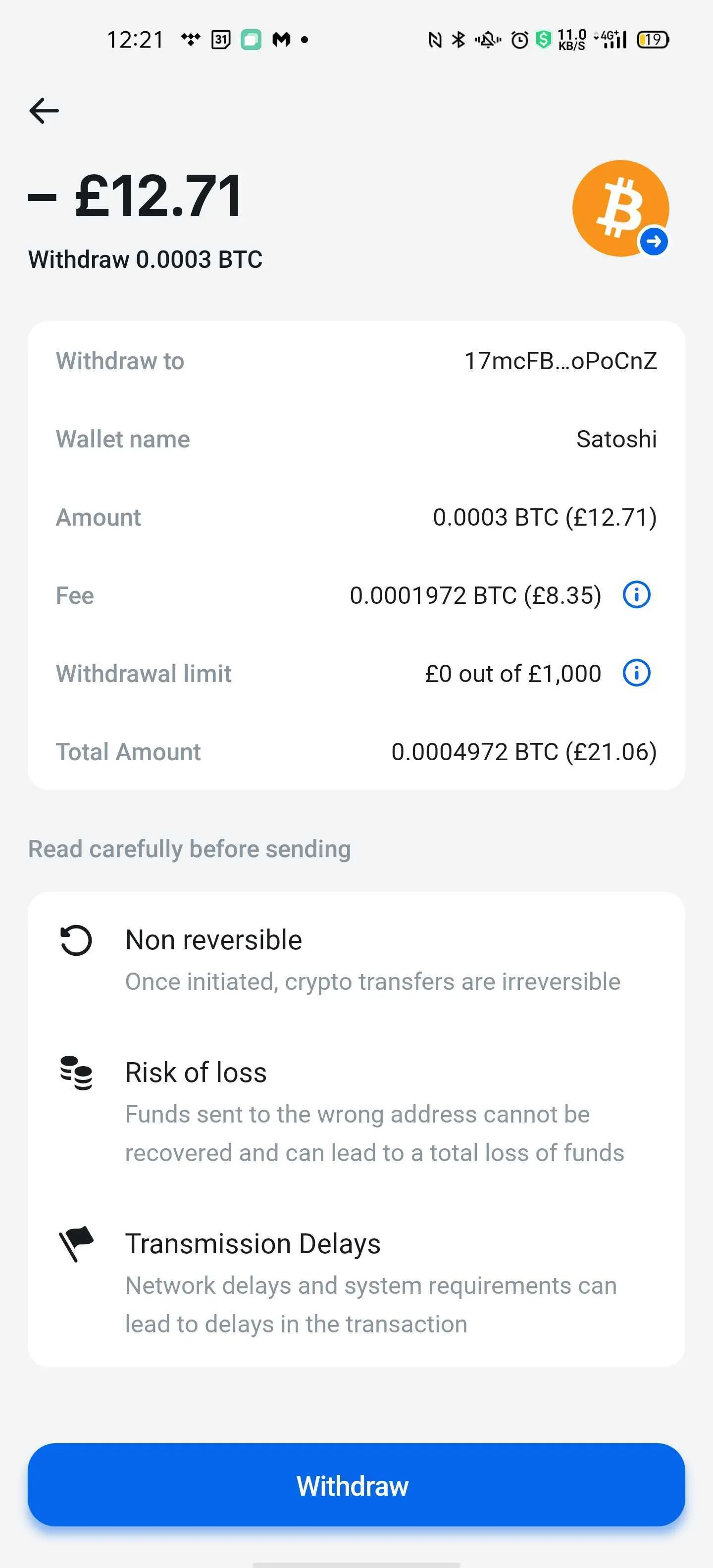 Guide | How to Withdraw Bitcoin