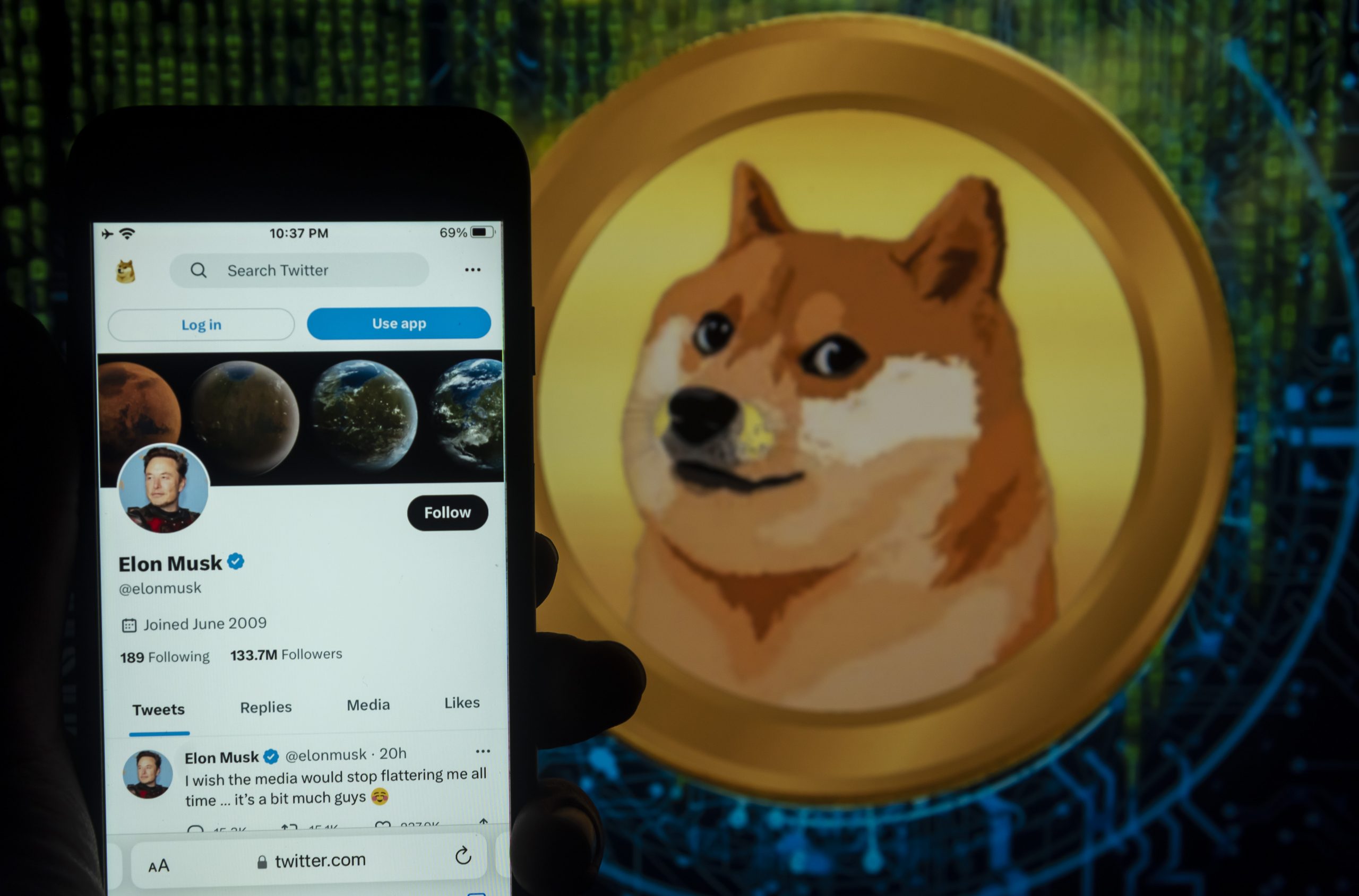 Dogecoin jumps as Musk's Twitter flips logo to Shiba Inu dog | Reuters