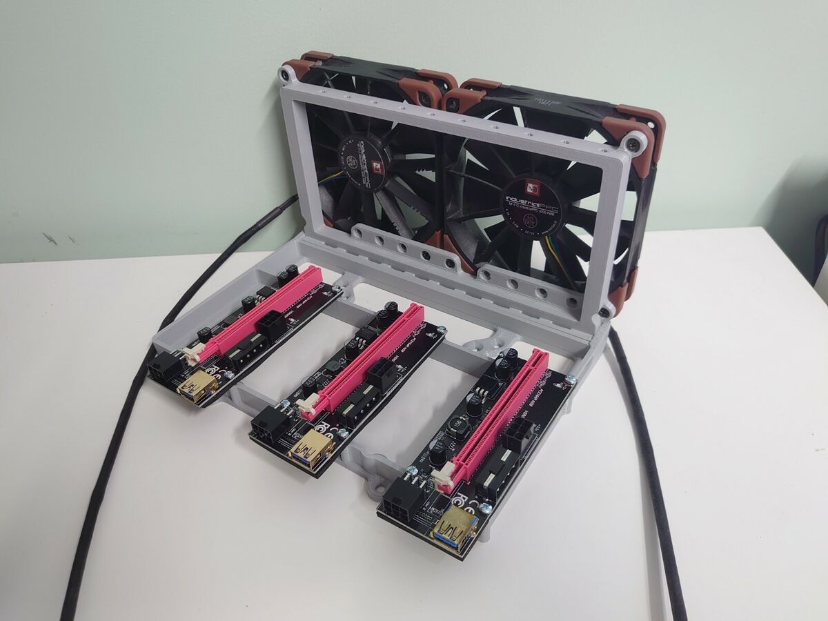 8x GPU Mining Rig (without GPU) – Coin Mining Central