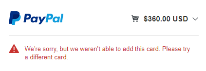 Why was my payment declined? | PayPal CA