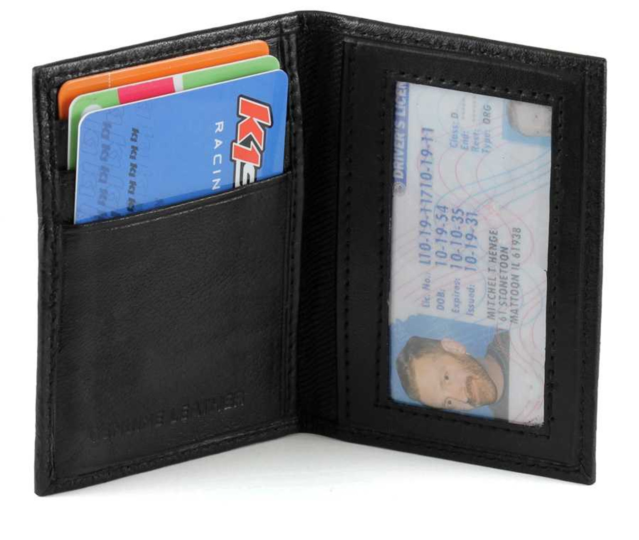 The Credit Card Wallet • With ID Window • Duvall Leatherwork