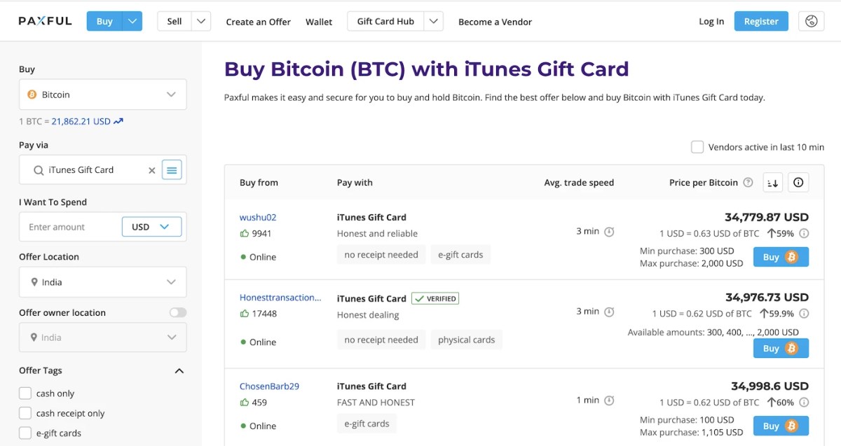 How To Buy Bitcoin With iTunes Gift Card in | Convert Gift Card To BTC