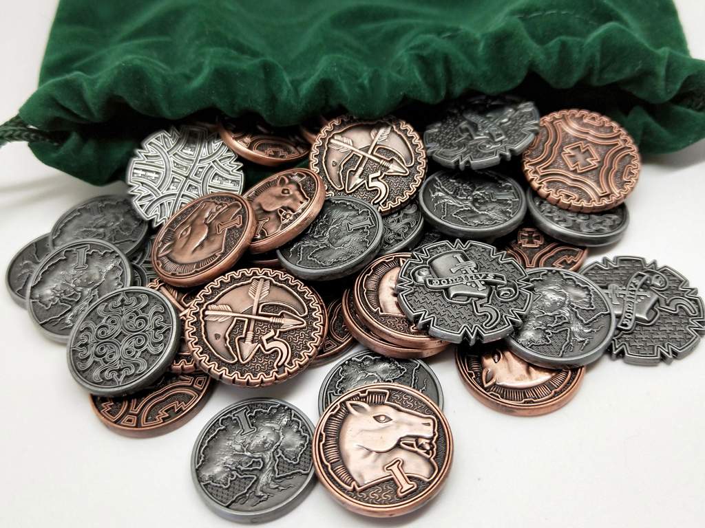 Saladin metal coins for gaming | Larp-Sword