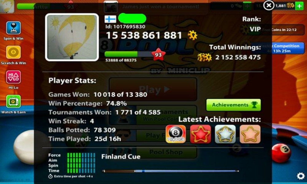 Coins & Cash Rewards for 8 Ball Pool for Android Free Download