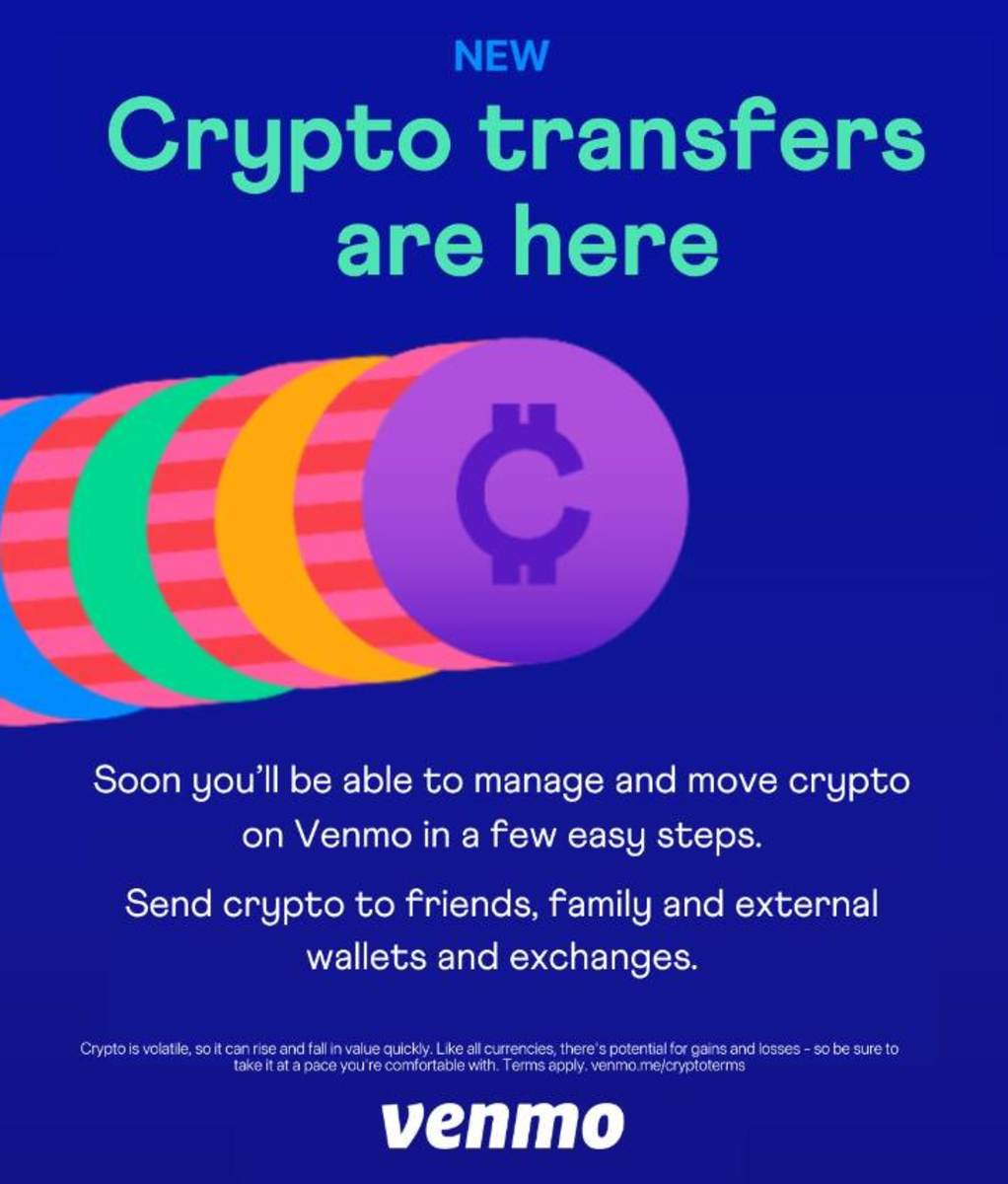 New Venmo feature lets users transfer crypto to outside wallets—and to each other