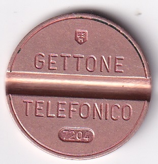 Italy Gettone Telefonico phone booth token coin pendant necklace jewel – coinedJewelry®