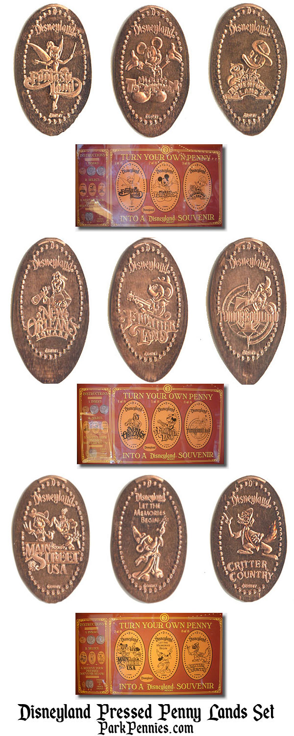 WDW / Disneyland Pressed Coin Collector | David's Coin Travels