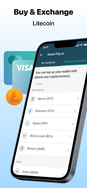 Litecoin wallet - Mobile LTC wallet | Payperless