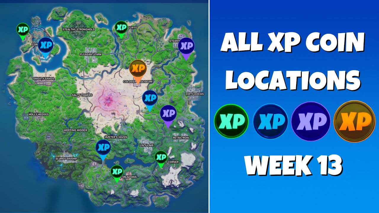 Fortnite Season 5: Where to Find All the XP Coins in Week 7 - EssentiallySports