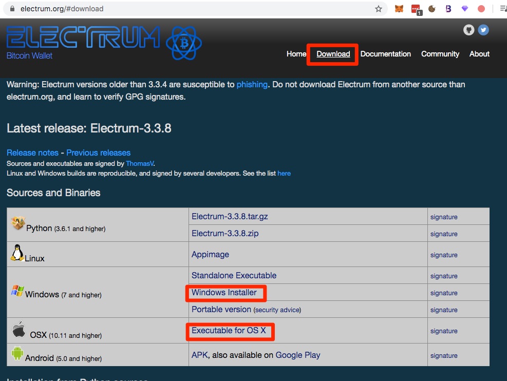 electrum/RELEASE-NOTES at master · spesmilo/electrum · GitHub