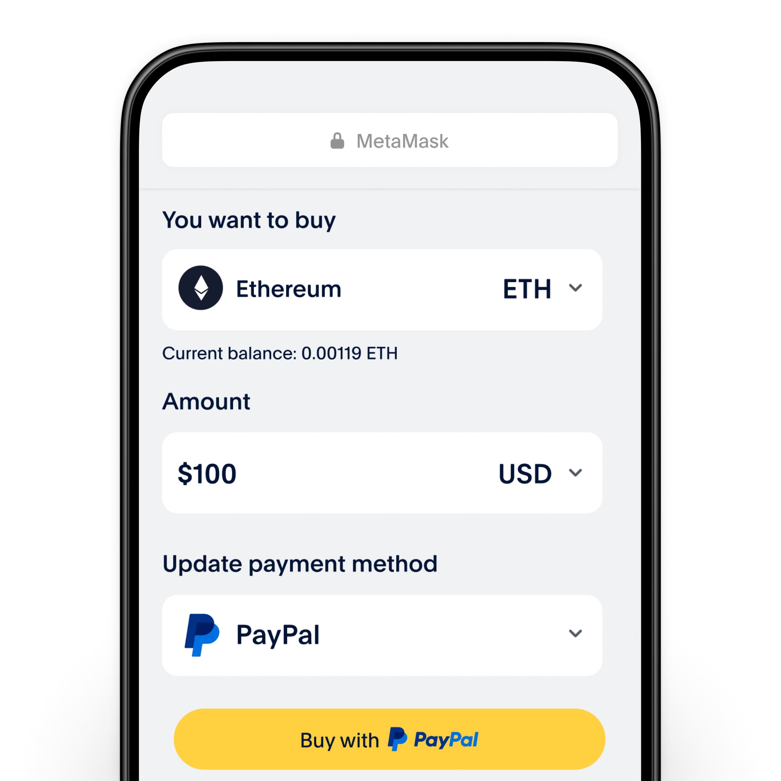 Need Paypal to send the USDT (ERC Tokens) from - PayPal Community